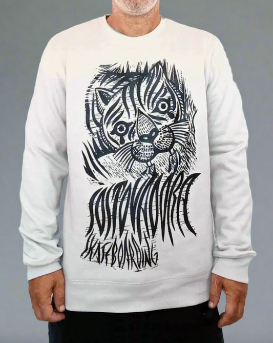 SOSTOVADORA White Tiger Sweater