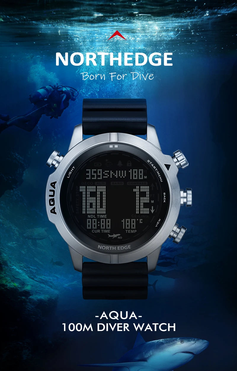 North Edge AQUA - Ocean Sports Computer Watch