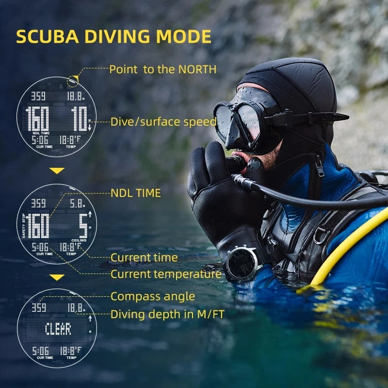 North Edge AQUA - Ocean Sports Computer Watch