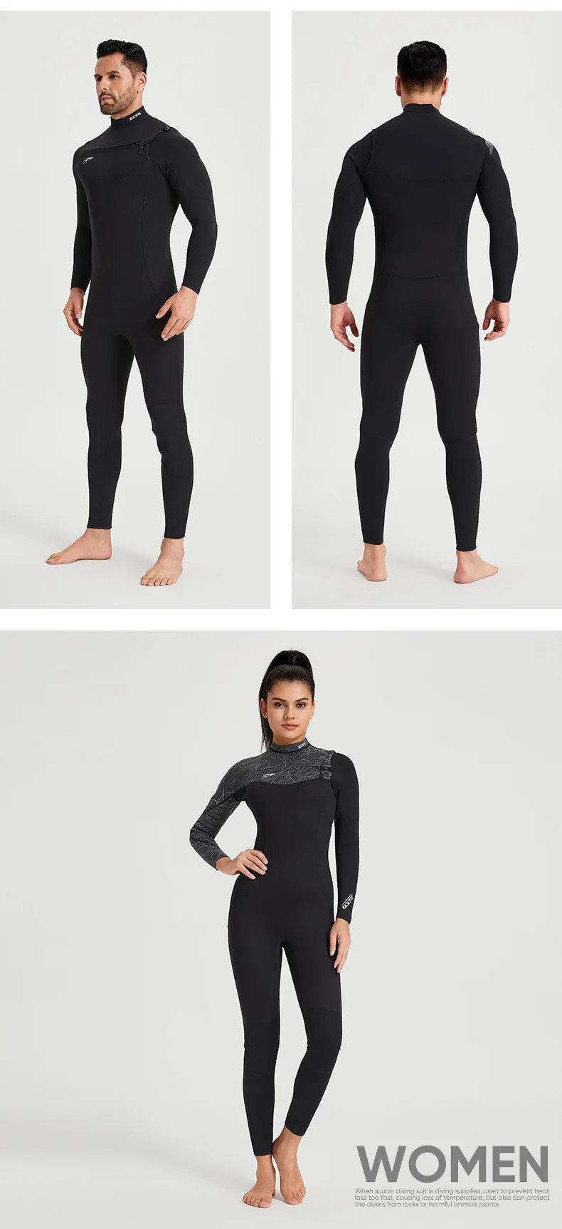 ZECO 3/2MM Neoprene Surf Wetsuit